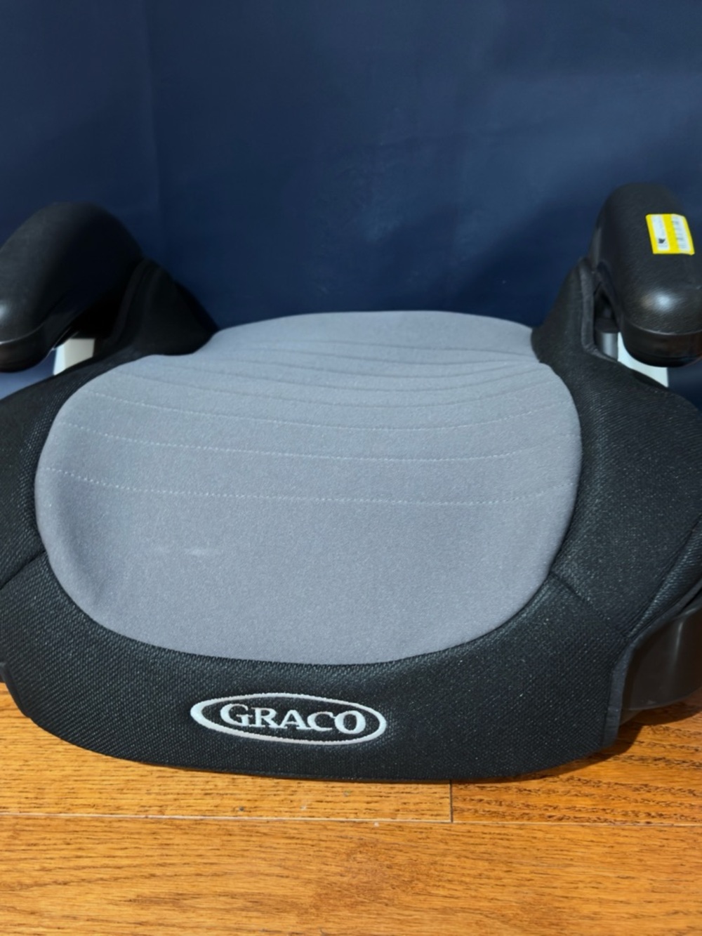 Graco Gray and Black Booster Seat Pad